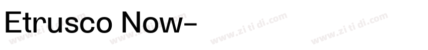 Etrusco Now字体转换